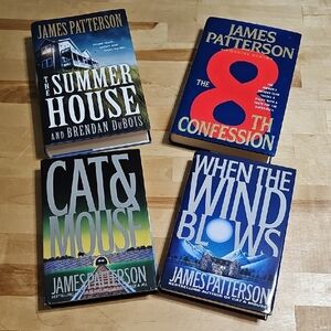 📖 James Patterson Thriller Book Bundle Lot of 4 Hardcovers